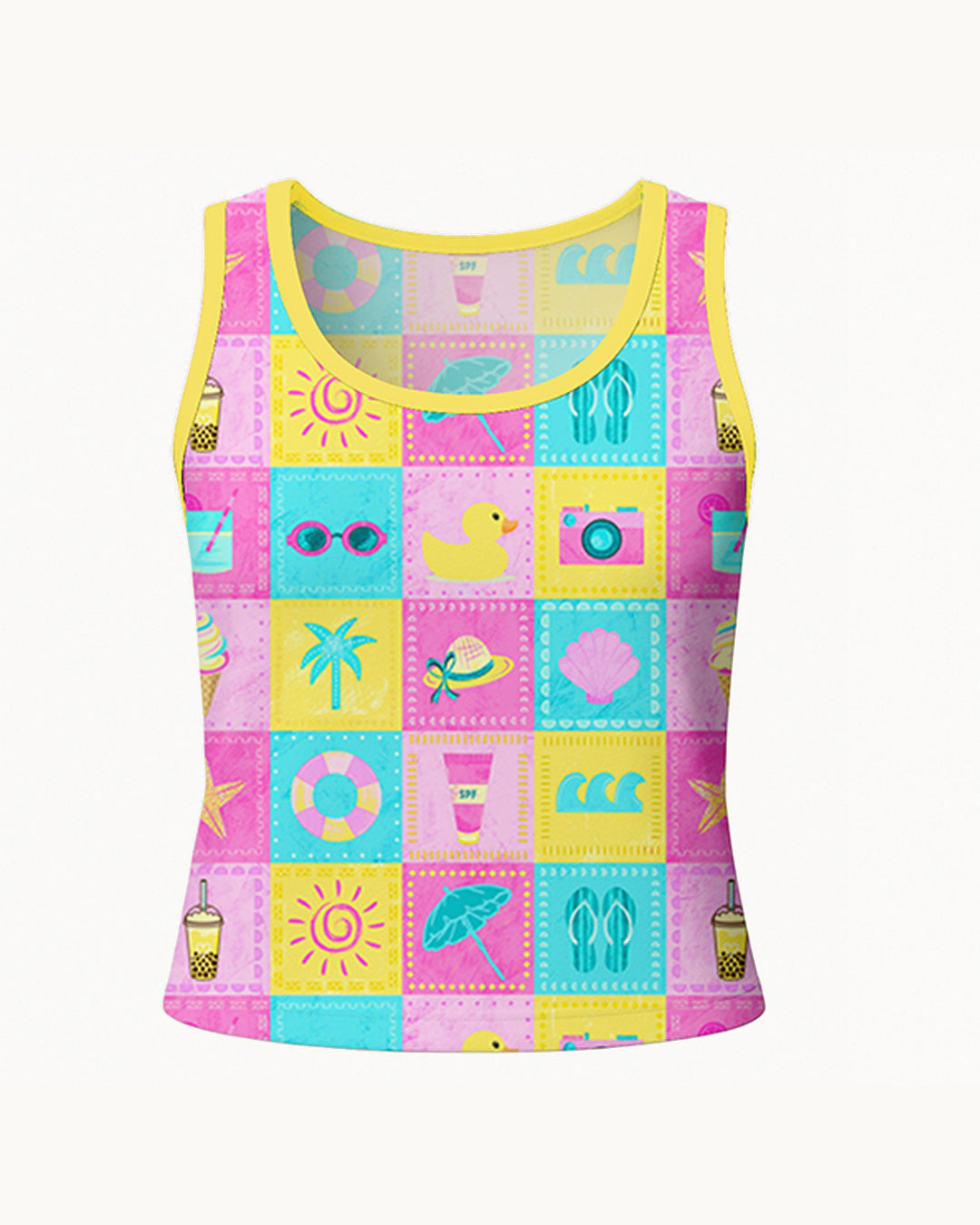 Ocean Pop Shape Top